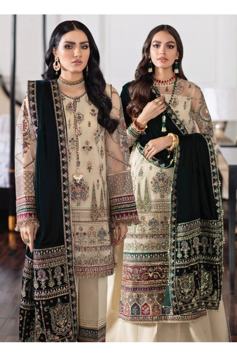 Luxurious Formals | EMBROIDERED CHIFFON | by BAROQUE