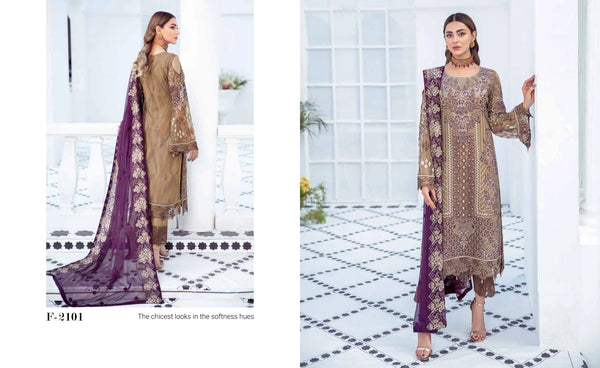 Formals| Luxurious Embroidered Chiffon