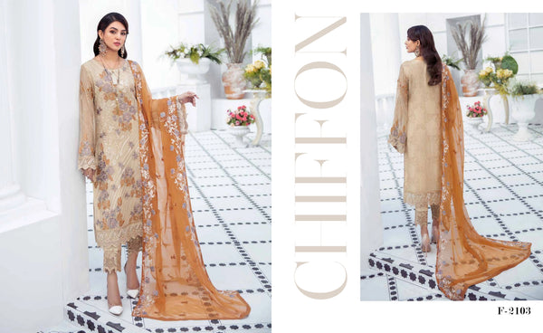 Formals| Luxurious Embroidered Chiffon