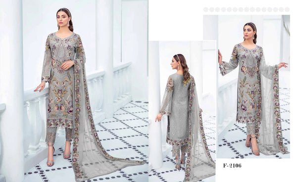 Formals| Luxurious Embroidered Chiffon