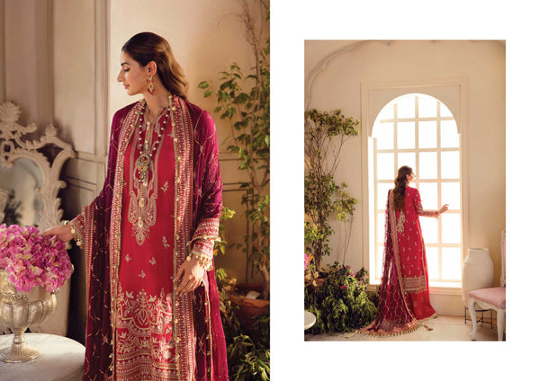 FORMALS| LA-Fuchsia Wedding Edit| Afrozeh Luxurious Pret