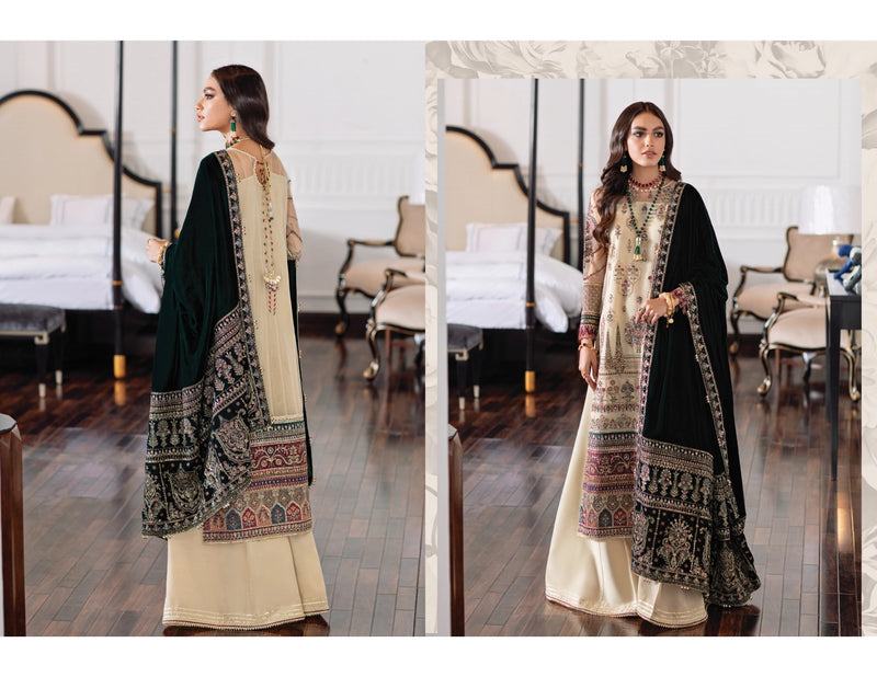 Luxurious Formals | EMBROIDERED CHIFFON | by BAROQUE