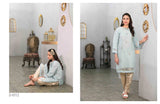 Stitched Fancy Embroidered Organza Kurti