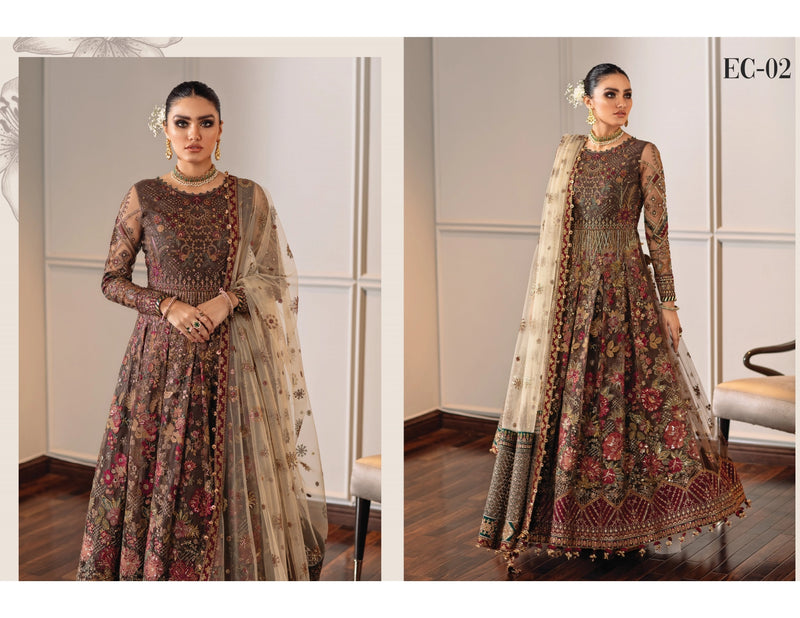 Luxurious Formals | EMBROIDERED CHIFFON | by BAROQUE