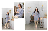 Stitched Fancy Embroidered Organza Kurti